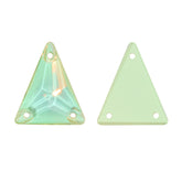 Slim Triangle Shape Light Azore AM High Quality Glass Sew-on Rhinestones WholesaleRhinestone